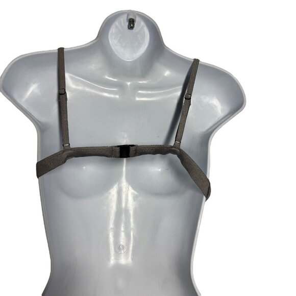 Triangl Gigi Crochet Neoprene Bikini top size Medium gray - Picture 4 of 7